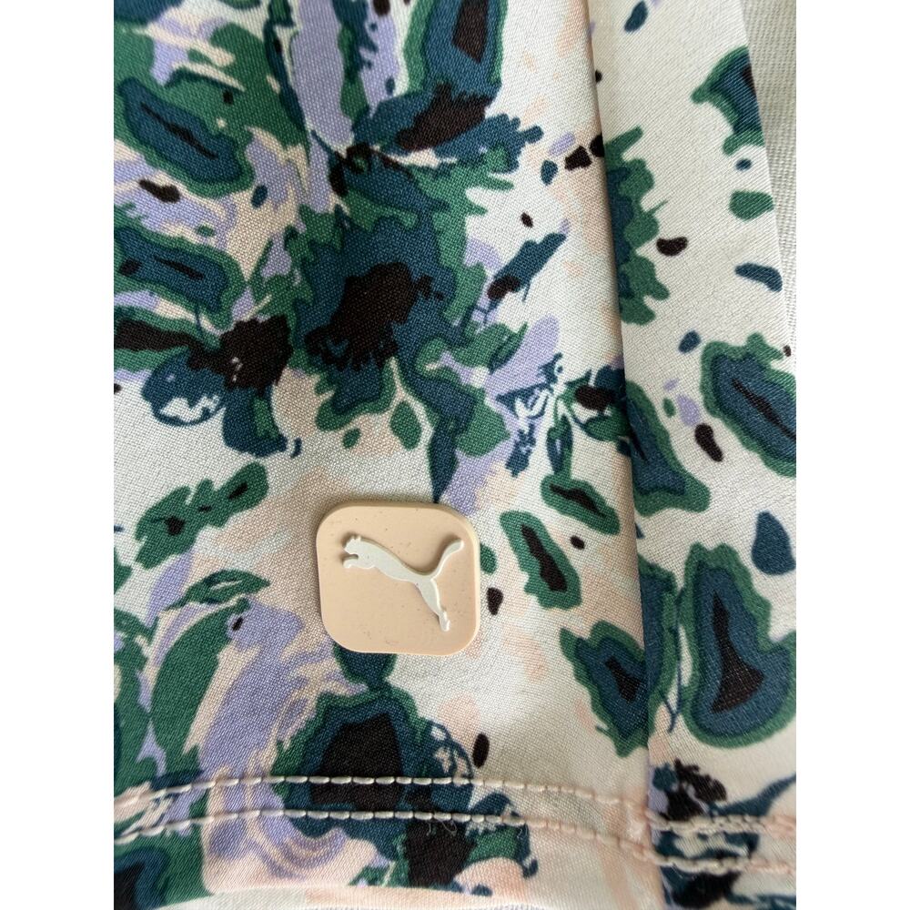 CountryClub Preppy Quiet Luxury PUMA NWT Floral Golf Tennis Sporty Skort Large - Picture 2 of 11